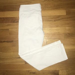 White Capri Jeans